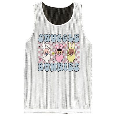 Snuggle Bunnies Easter NICU L&D Nurse Life Happy Easter Day Mesh Reversible Basketball Jersey Tank