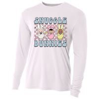 Snuggle Bunnies Easter NICU L&D Nurse Life Happy Easter Day Cooling Performance Long Sleeve Crew