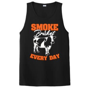 Smoke Brisket Everyday Bbq Grilling Barbecue Smoke Brisket Gift PosiCharge Competitor Tank