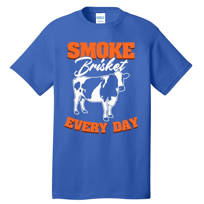 Smoke Brisket Everyday Bbq Grilling Barbecue Smoke Brisket Gift Tall T-Shirt