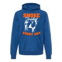 Smoke Brisket Everyday Bbq Grilling Barbecue Smoke Brisket Gift Premium Hoodie