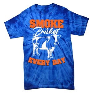 Smoke Brisket Everyday Bbq Grilling Barbecue Smoke Brisket Gift Tie-Dye T-Shirt