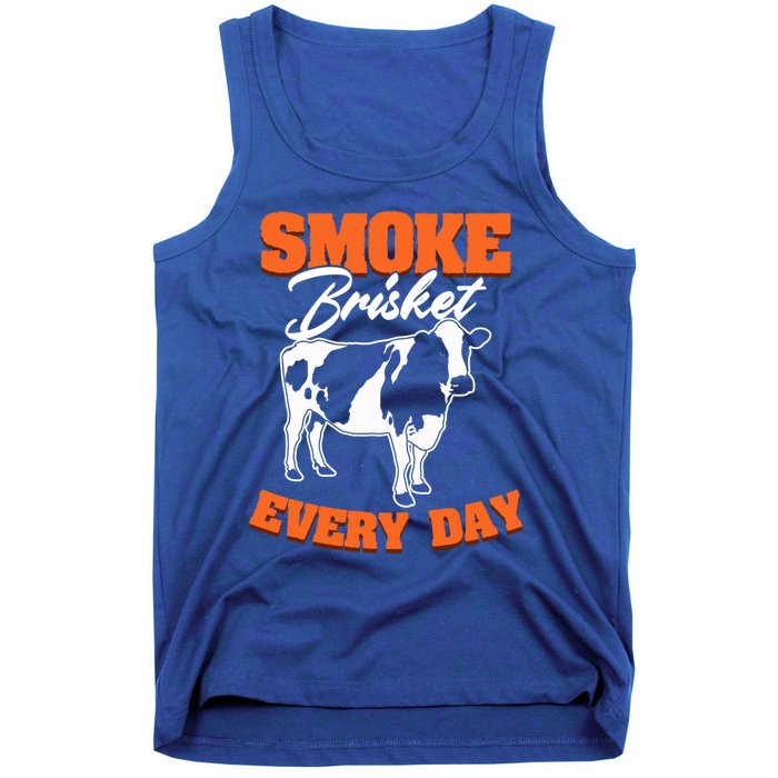 Smoke Brisket Everyday Bbq Grilling Barbecue Smoke Brisket Gift Tank Top