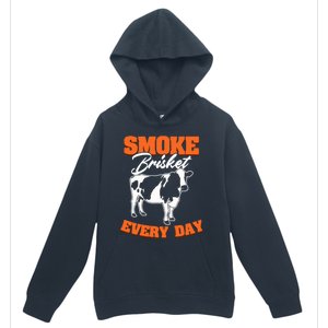 Smoke Brisket Everyday Bbq Grilling Barbecue Smoke Brisket Gift Urban Pullover Hoodie