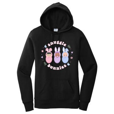 Snuggle Bunnies Easter NICU L&D Nurse Life Women's Pullover Hoodie