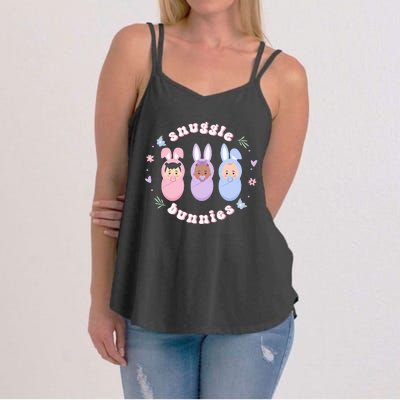 Snuggle Bunnies Easter NICU L&D Nurse Life Women's Strappy Tank