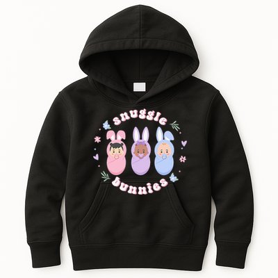 Snuggle Bunnies Easter NICU L&D Nurse Life Kids Hoodie