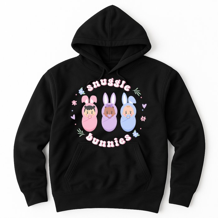 Snuggle Bunnies Easter NICU L&D Nurse Life Hoodie