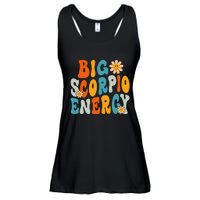 Scorpio Big Energy groovy Smile Flower Zodiac Birthday  Ladies Essential Flowy Tank