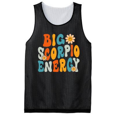 Scorpio Big Energy groovy Smile Flower Zodiac Birthday  Mesh Reversible Basketball Jersey Tank