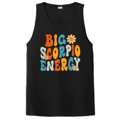 Scorpio Big Energy groovy Smile Flower Zodiac Birthday  PosiCharge Competitor Tank