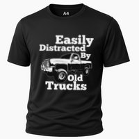Square Body Easily Distracted By Old Trucks Squarebody Performance Shirt