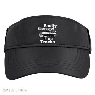 Square Body Easily Distracted By Old Trucks Squarebody Adult Drive Performance Visor