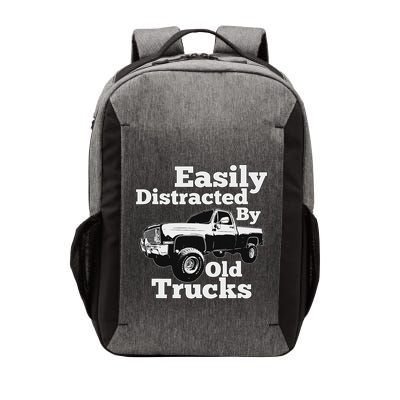 Square Body Easily Distracted By Old Trucks Squarebody Vector Backpack
