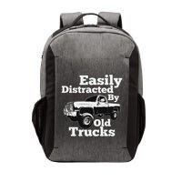 Square Body Easily Distracted By Old Trucks Squarebody Vector Backpack