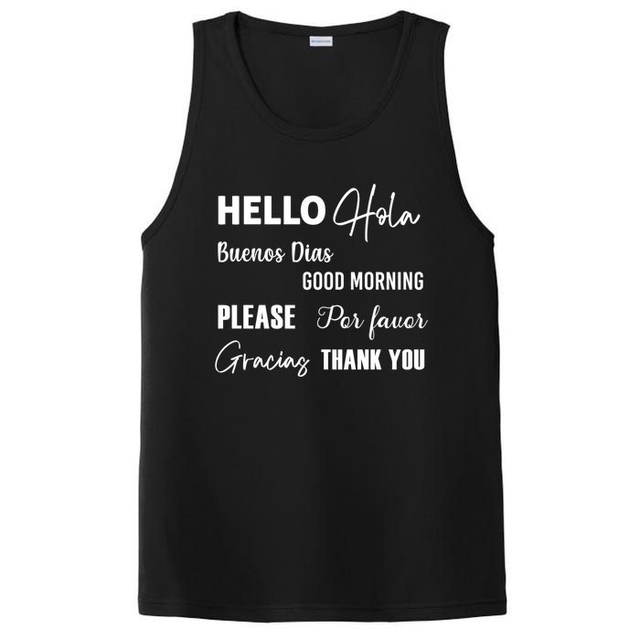 Spanish Bilingual Esol Teacher Bilingual Teacher Maestra PosiCharge Competitor Tank