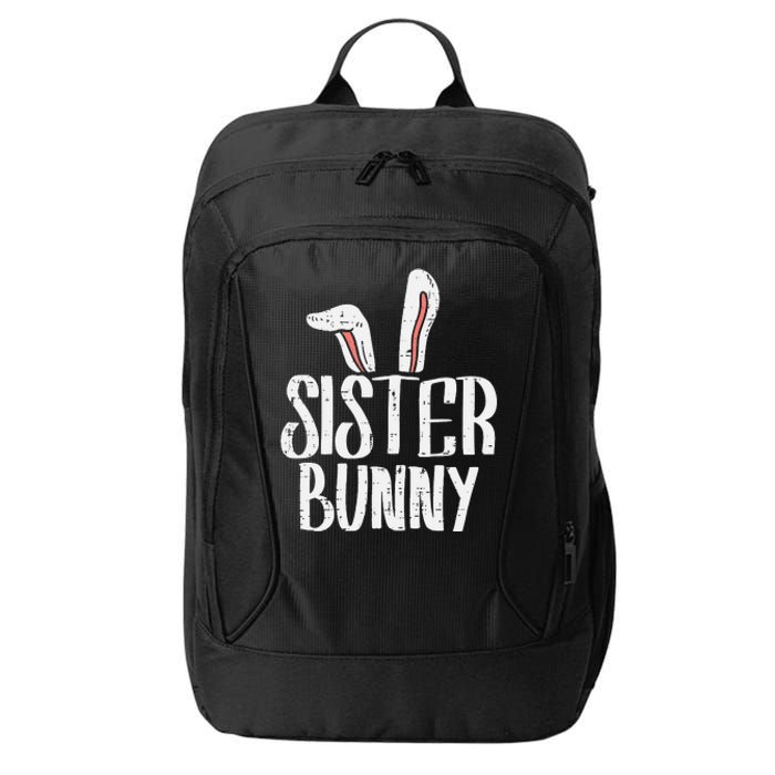 Sister Bunny Ears Cute Easter Family Matching City Backpack