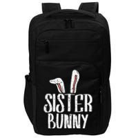 Sister Bunny Ears Cute Easter Family Matching Impact Tech Backpack