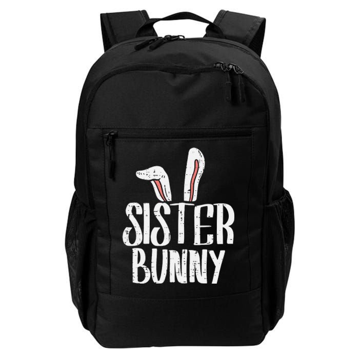 Sister Bunny Ears Cute Easter Family Matching Daily Commute Backpack