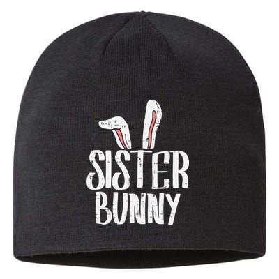 Sister Bunny Ears Cute Easter Family Matching Sustainable Beanie