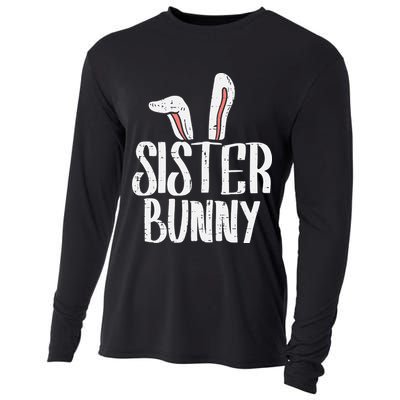 Sister Bunny Ears Cute Easter Family Matching Cooling Performance Long Sleeve Crew