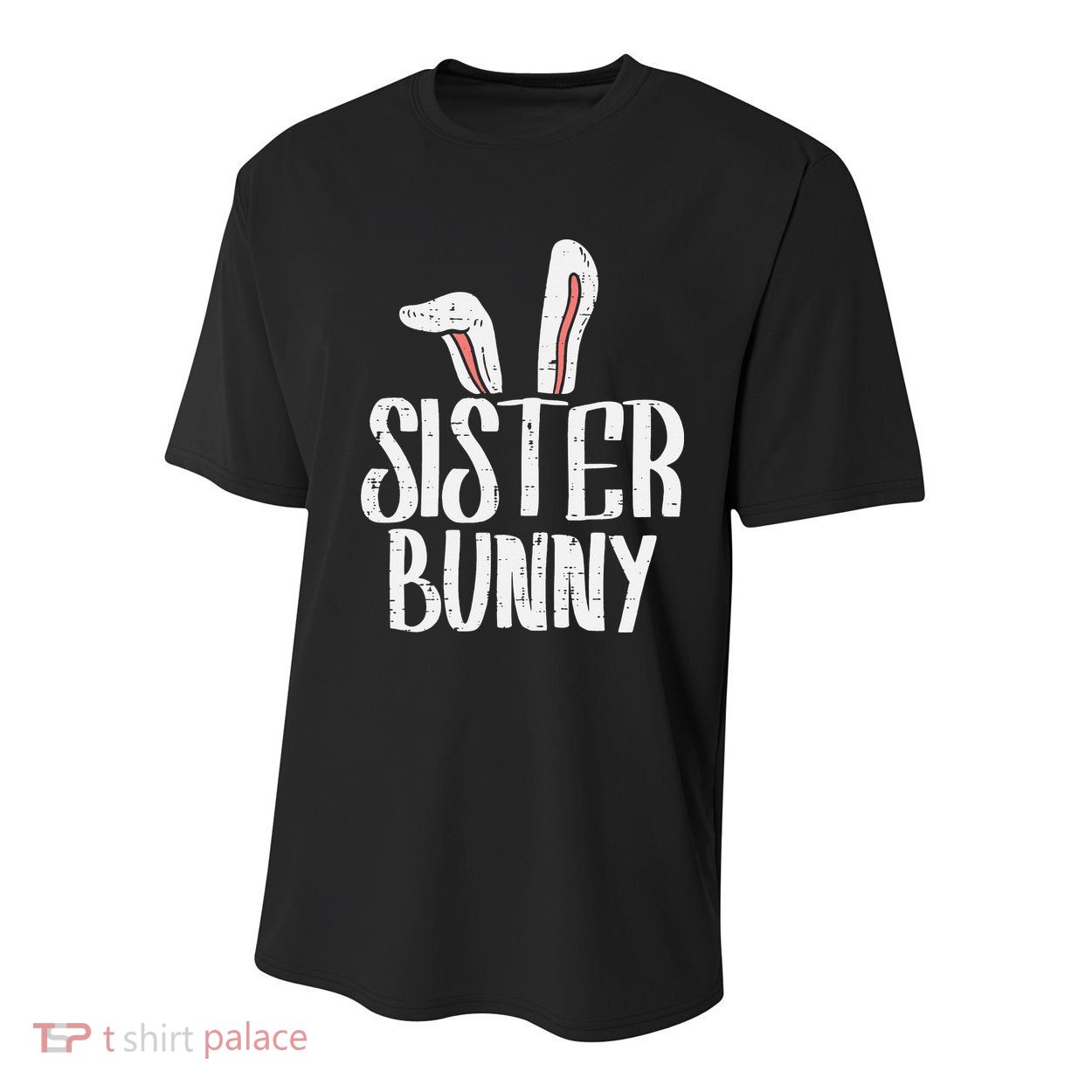 Sister Bunny Ears Cute Easter Family Matching Youth Performance Sprint T-Shirt