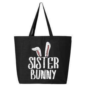 Sister Bunny Ears Cute Easter Family Matching 25L Jumbo Tote