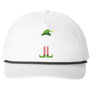 Ski Bidi Elf Matching Family Group Funny Christmas Snapback Five-Panel Rope Hat