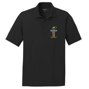 Ski Bidi Elf Matching Family Group Funny Christmas PosiCharge RacerMesh Polo