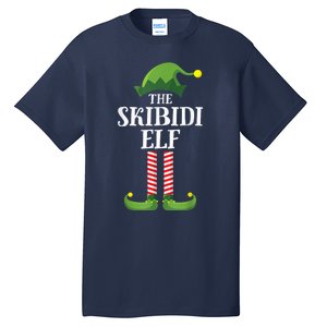 Ski Bidi Elf Matching Family Group Funny Christmas Tall T-Shirt