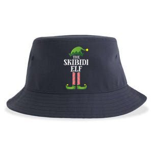 Ski Bidi Elf Matching Family Group Funny Christmas Sustainable Bucket Hat