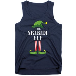 Ski Bidi Elf Matching Family Group Funny Christmas Tank Top