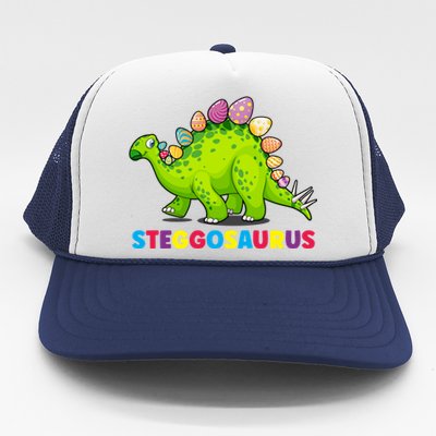 Stegosaurus Bunny Ear Egg Easter Day Dinosaur Dino Great Gift Trucker Hat