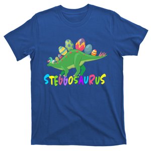 Stegosaurus Bunny Ears Egg Easter Day Dinosaur Dino Cool Gift T-Shirt