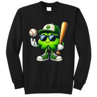 Shamrock Baseball Funny St Patricks Day Sweatshirt