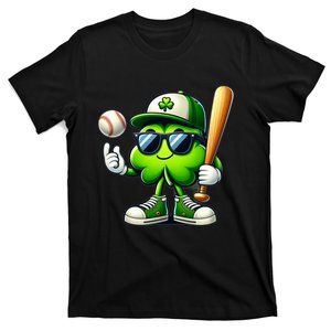 Shamrock Baseball Funny St Patricks Day T-Shirt