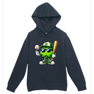 Shamrock Baseball Funny St Patricks Day Urban Pullover Hoodie