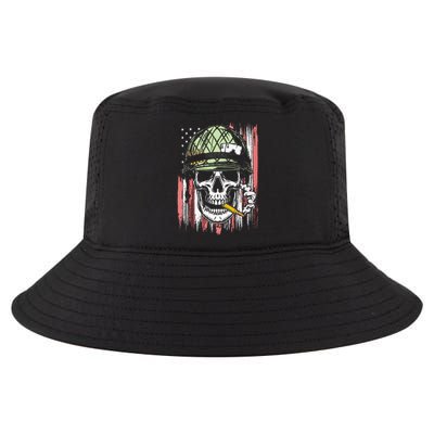 Smoking Brass Funny Skull Smoking Cool Comfort Performance Bucket Hat