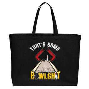 Some Bowlsht Funny Ten Pin 10 Bowling Gift Cotton Canvas Jumbo Tote