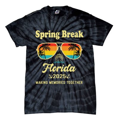 Spring Break Florida 2025 Tie-Dye T-Shirt