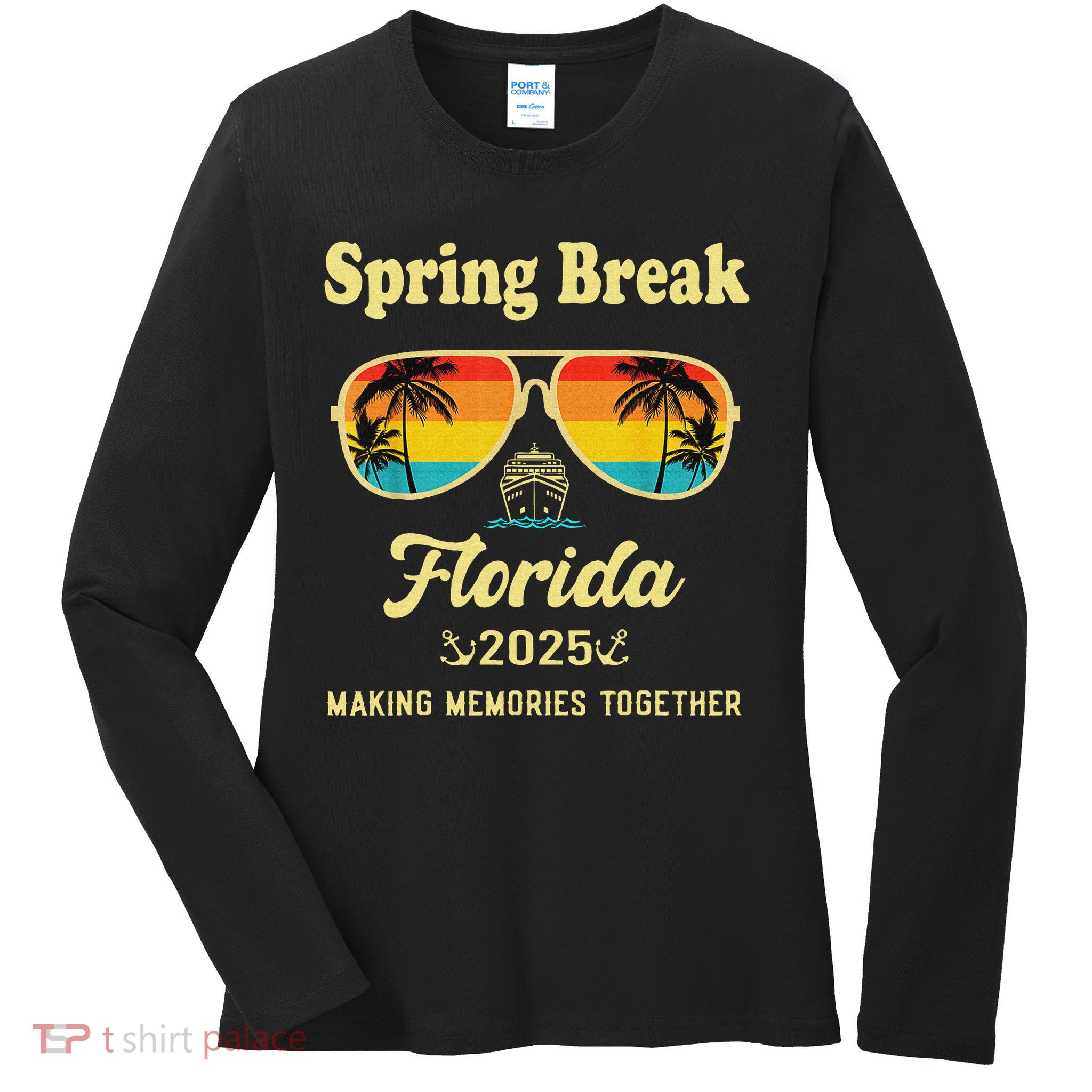 Spring Break Florida 2025 Ladies Long Sleeve Shirt