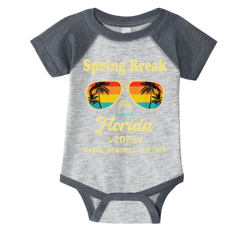 Spring Break Florida 2025 Infant Baby Jersey Bodysuit