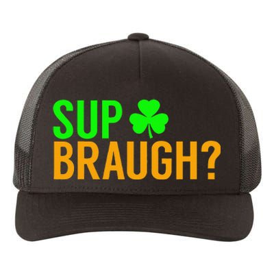 Sup Braugh Funny St Patricks Day Costume Pun Women Yupoong Adult 5-Panel Trucker Hat