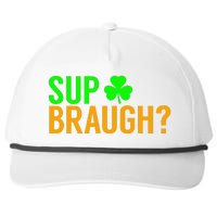 Sup Braugh Funny St Patricks Day Costume Pun Women Snapback Five-Panel Rope Hat