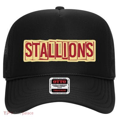Stallions Birmingham Football Tailgate High Crown Mesh Back Trucker Hat