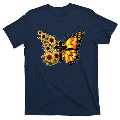 Sunflower Butterfly Faith T-Shirt