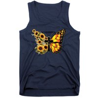 Sunflower Butterfly Faith Tank Top