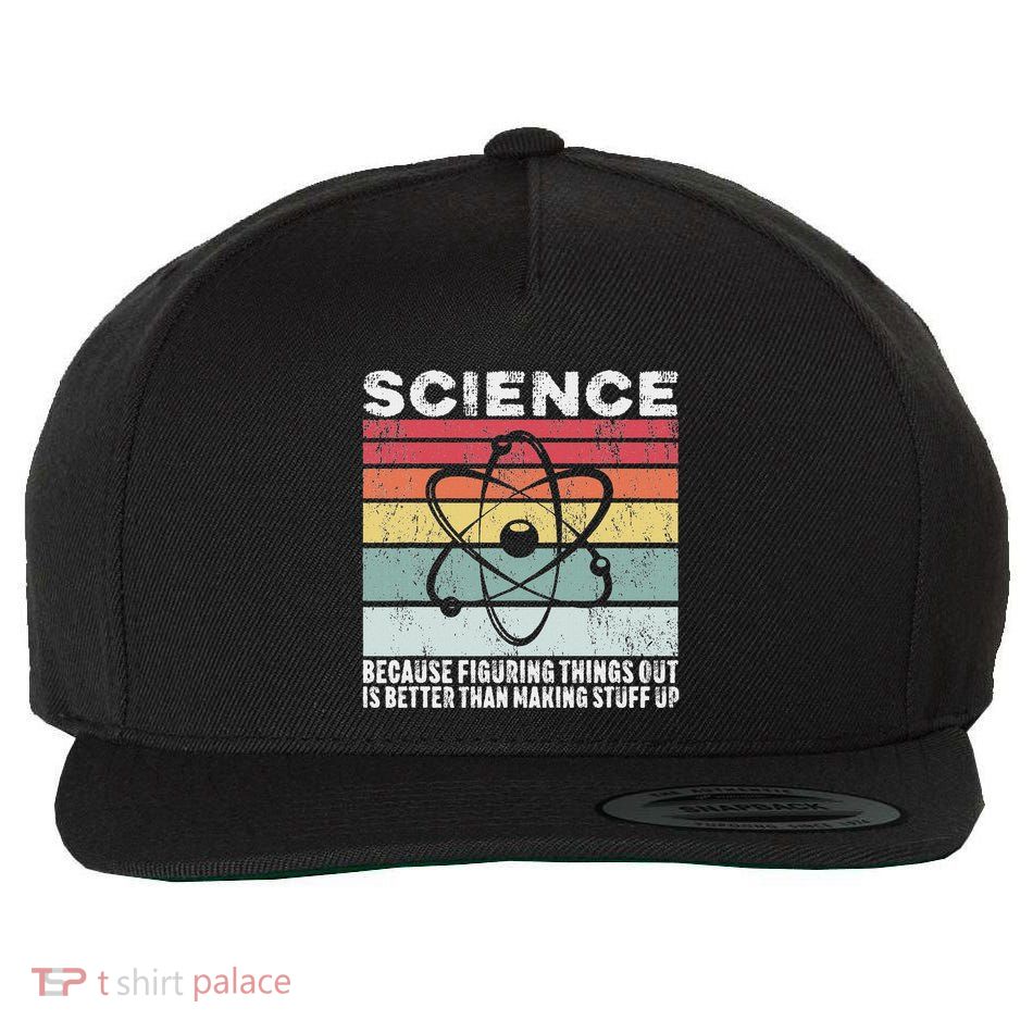 Science Because Figuring Things Out Is Better Gift Wool Snapback Cap