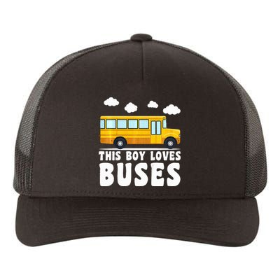 School Bus Funny Bus Lover This loves Buses Yupoong Adult 5-Panel Trucker Hat