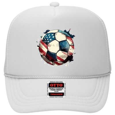 Soccer Ball Flag Hoodie Trucker Hat